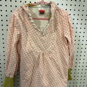 Matilda Jane Pink and White Hoodie with Sunflower Details